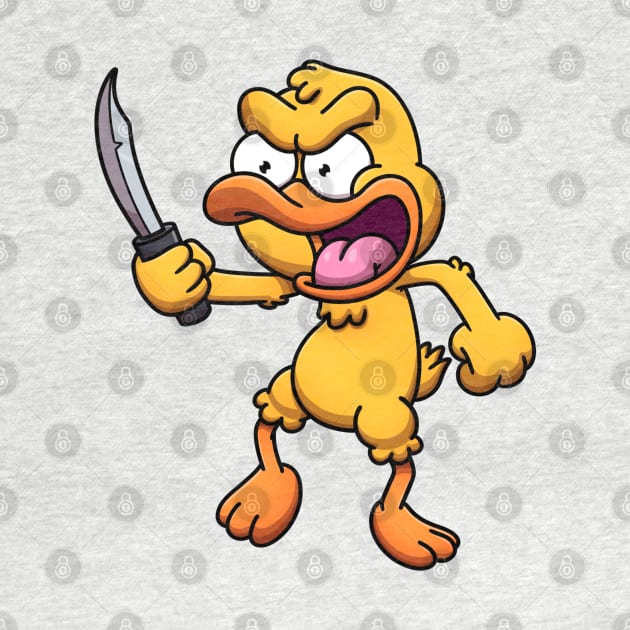 Duck With Knife by TheMaskedTooner